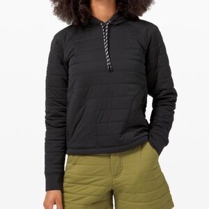 Lululemon dynamic movement hoodie in black size 4